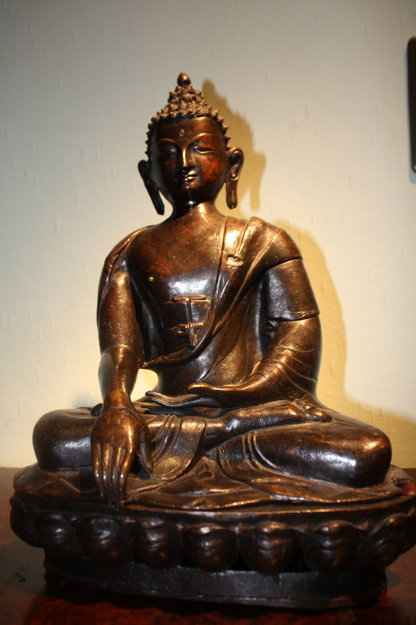 Antike Buddha Figur Bronze