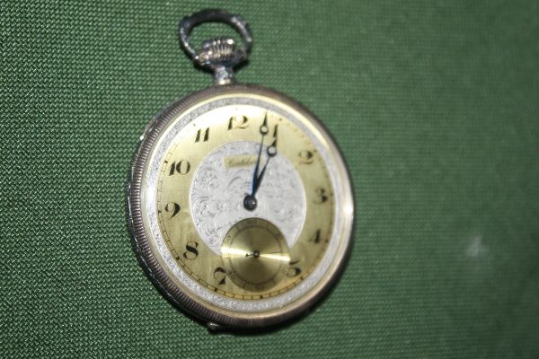 Herren Taschenuhr Cortébert, 900er Silbergehäuse