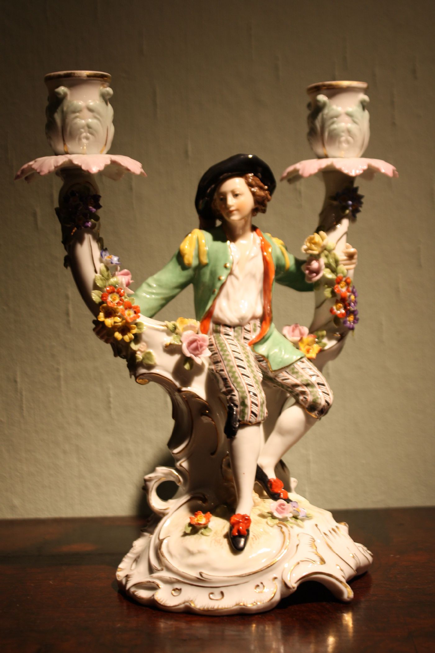 Hoechst Kerzenhalter Porzellan