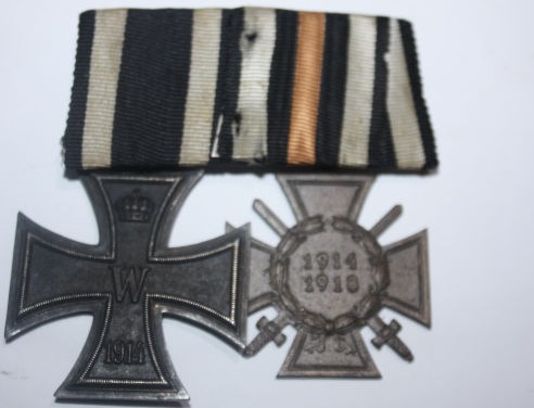 Ordenspange Eisernes Kreuz 2. Klasse und Kriegsverdienstkreuz