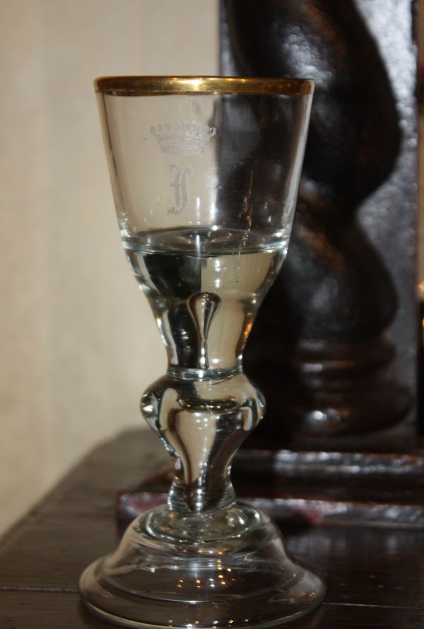 Antikes Weinglas 18. Jahrhundert