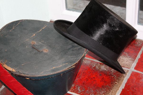 Hut Zylinder mit Hutschachtel