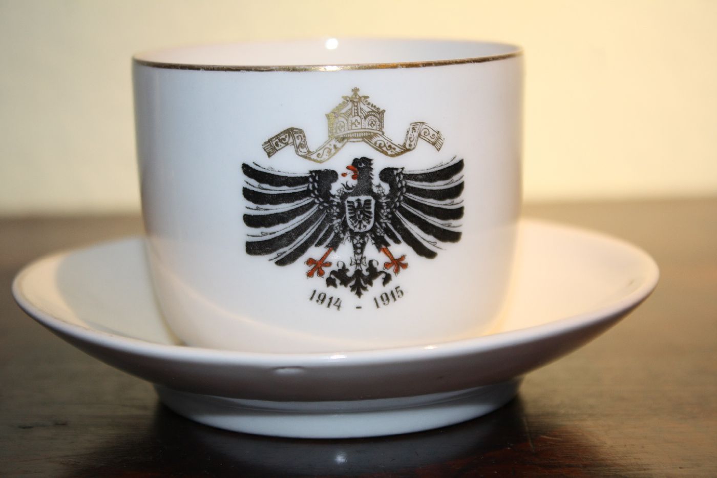 Patriotische Kaffeetasse 1914