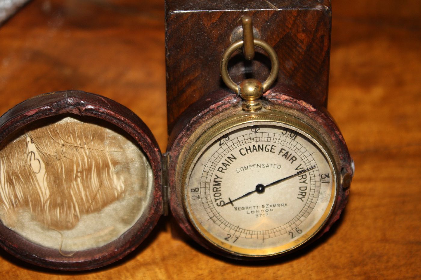 Reisebarometer, Taschenbarometer 19. Jahrhundert