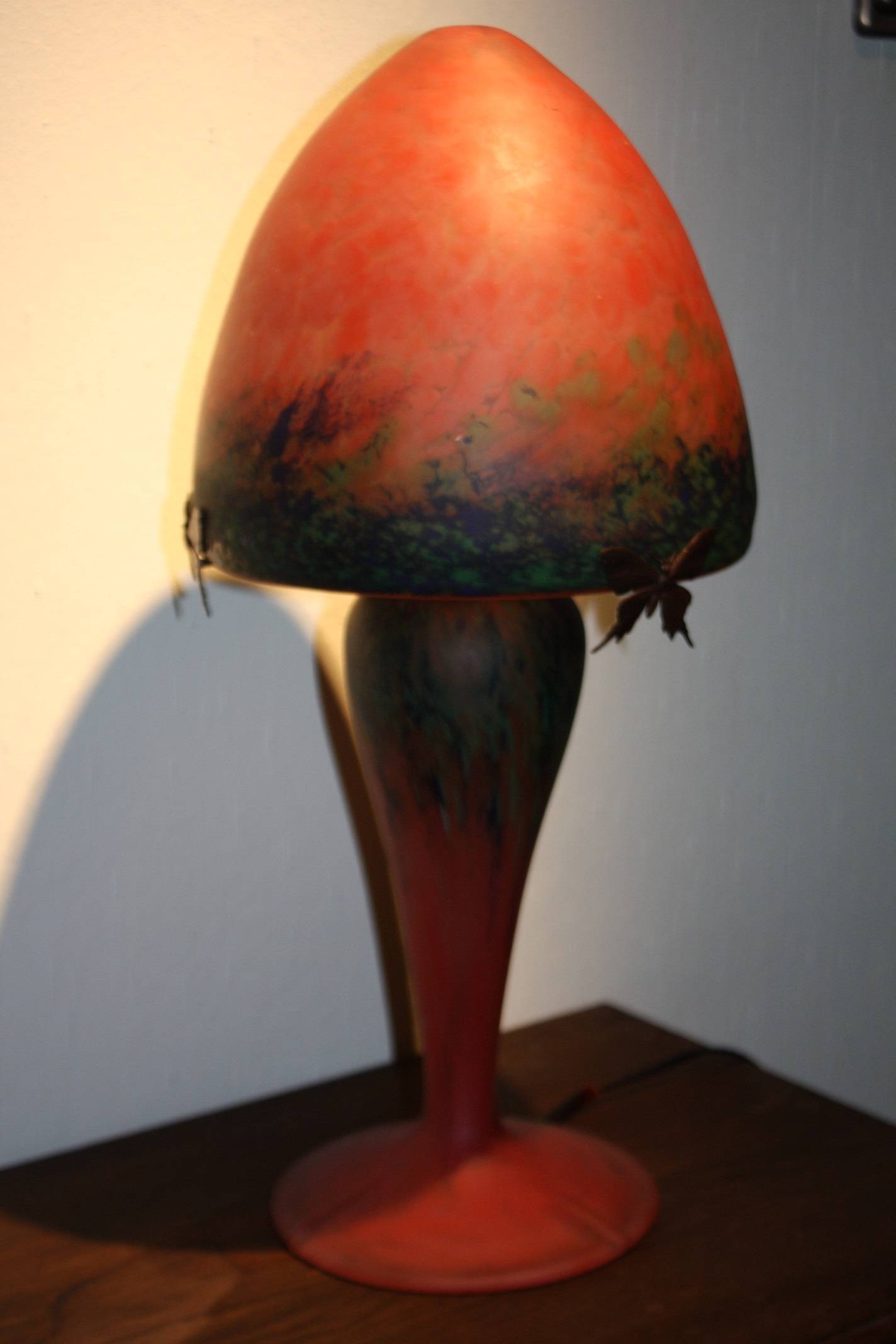 ANCIEN VASE EN Verre Français JOMA Art Deco EUR 20,00 - FR
